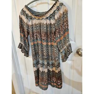 Millenium Woman Long Blouse Dress Size Large.